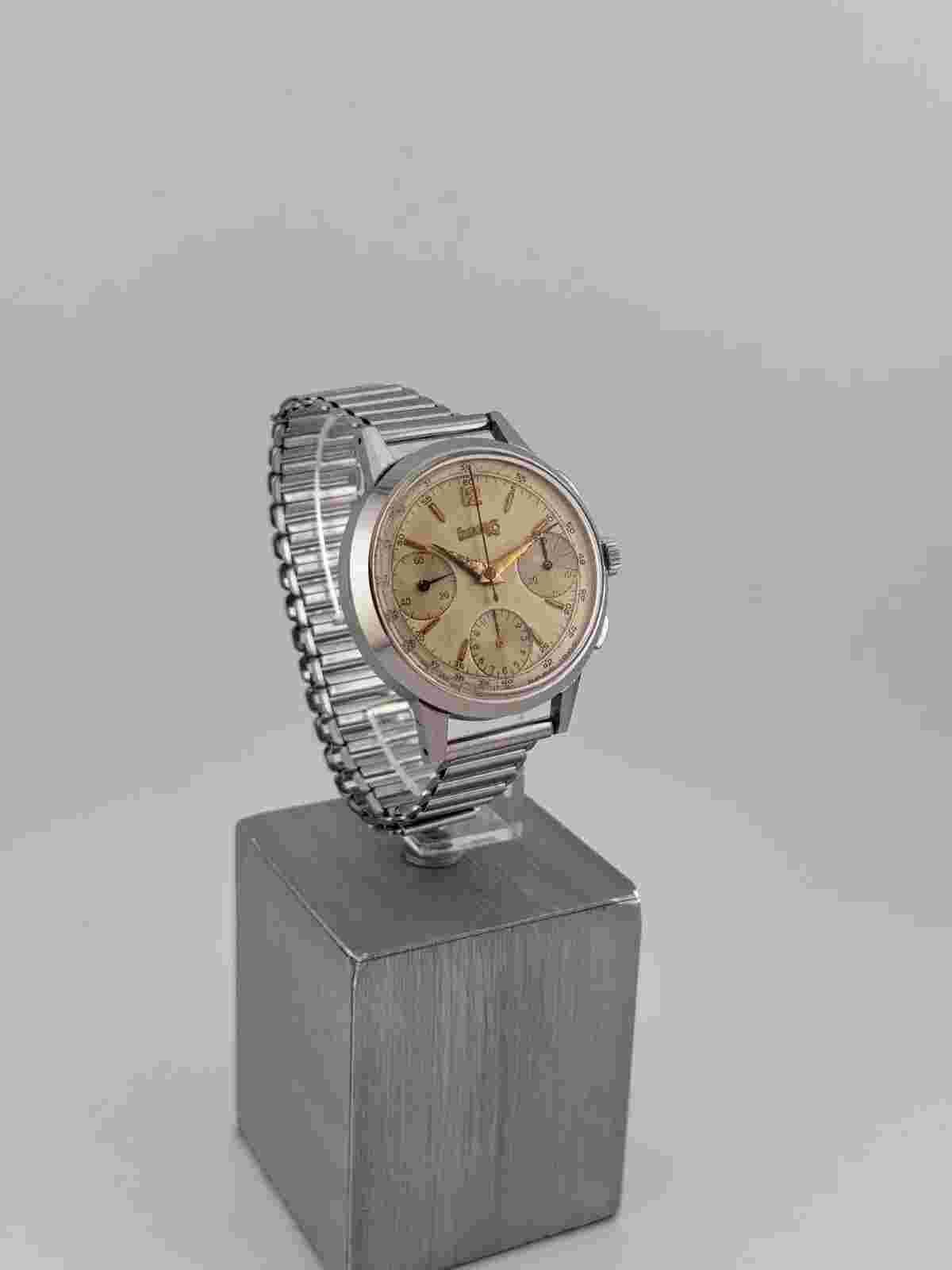 Eberhard & Co. Extra-Fort Tricompax Steel Caliber 16000 Original Dial