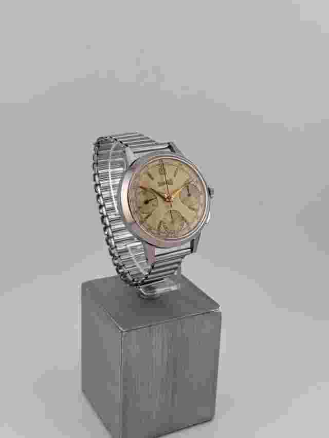 Eberhard & Co. Extra-Fort Tricompax Steel Caliber 16000 Original Dial