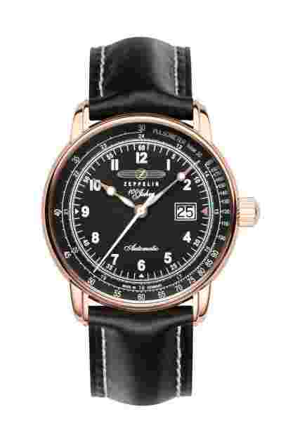 Zeppelin 7654-2 Men's Watch ETA Automatic 100 Years Edition 2 Rosé Golden