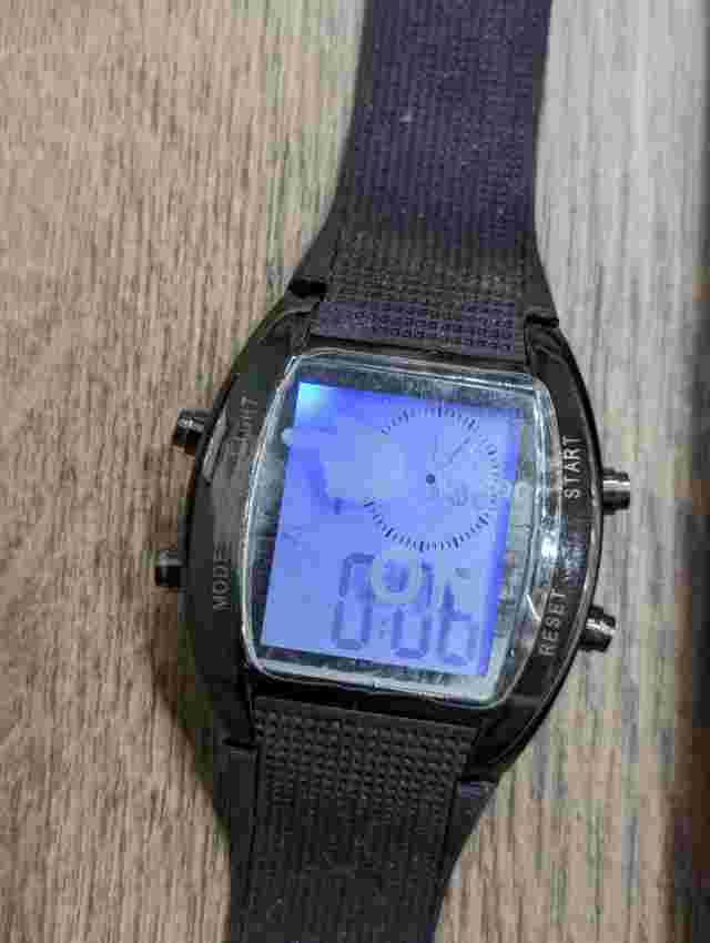 Atlas For Men Digital Watch  With Box And Instructions, Duracell Battery.