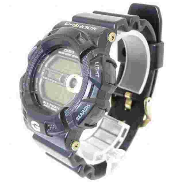 Used G-Shock 25Th Anniversary Gulfman Watch G-9125A-1Jf Digital Quartz Black Set
