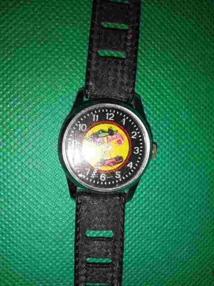 Vintage Hot Wheels Watch 1970 Mattel  Toys " Swiss Made". Iconic Watch