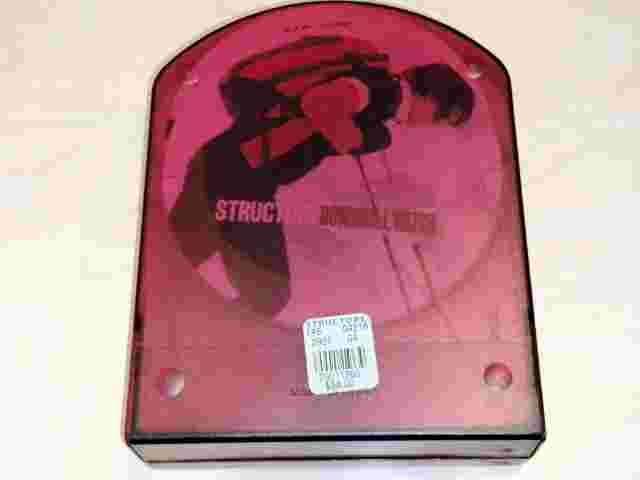 Vintage Structure all sports Digital watch with red music CD hard shell case NEW