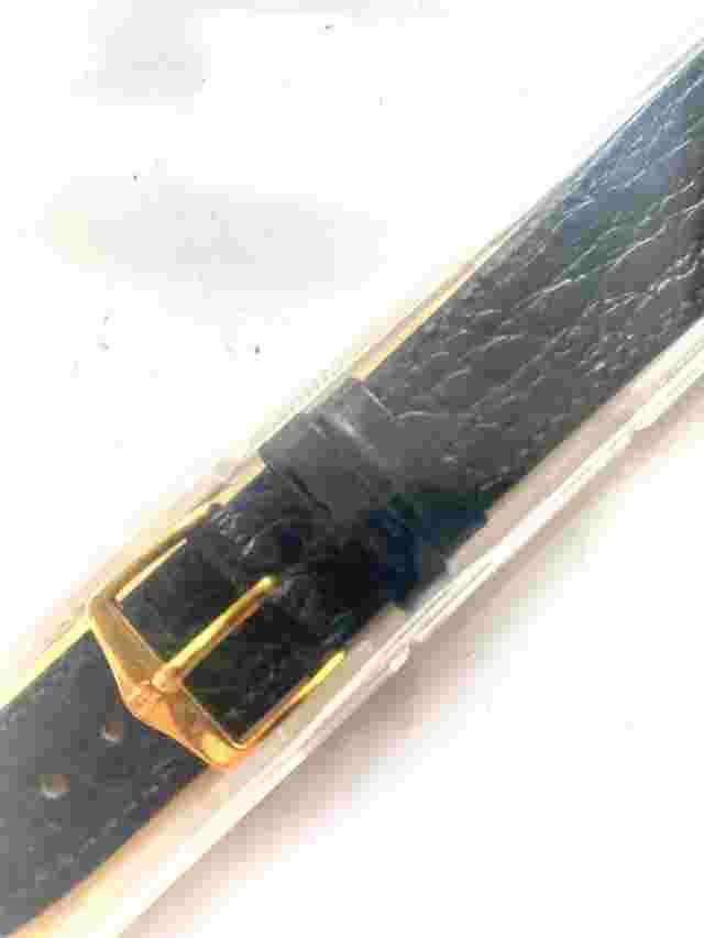 Genuine Calf Leather Hirsch " crocodile " 20 watch strap