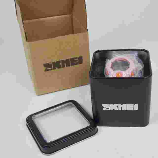 SKMEI Kids Pink Sports Watch 50m Water Resist Boy Girls Alarm Digital Wristwatch