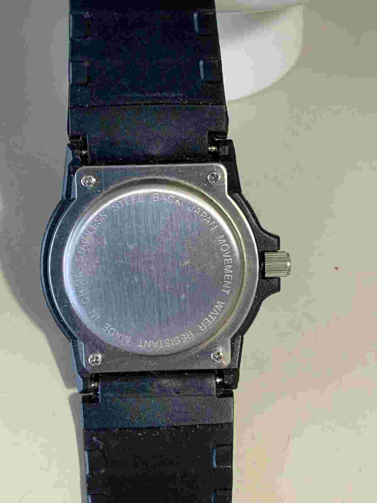 One Neiman Marcus Black NM Sport Watch