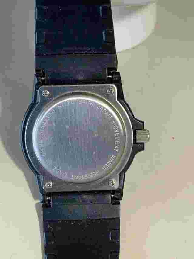 One Neiman Marcus Black NM Sport Watch