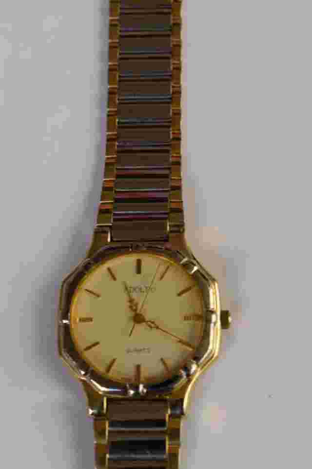 Vintage Adolfo Watch Womens Quartz gold/silver tone