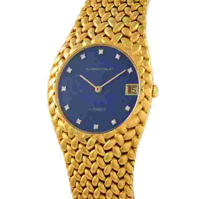Audemars Piguet Cobra Lapis Diamond Dial 18K Yellow Gold Watch 5403