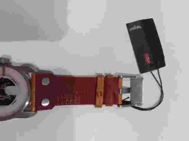 Vintage Levis Leather Watch Brown Back Missing Face BNWT Spares or Repair.