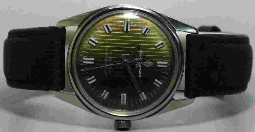Superb Vintage Henri Sandoz Winding Mens Swiss Wrist Watch Old k15 Used Antique