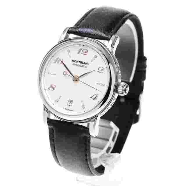 MONTBLANC Meisterstück 7227 Stainless Steel Diamond Automatic Men's Wristwatch