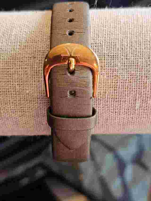 LeVian Le vian Brown Bronze Rose Tone Diamond Bezel Women’s Watch