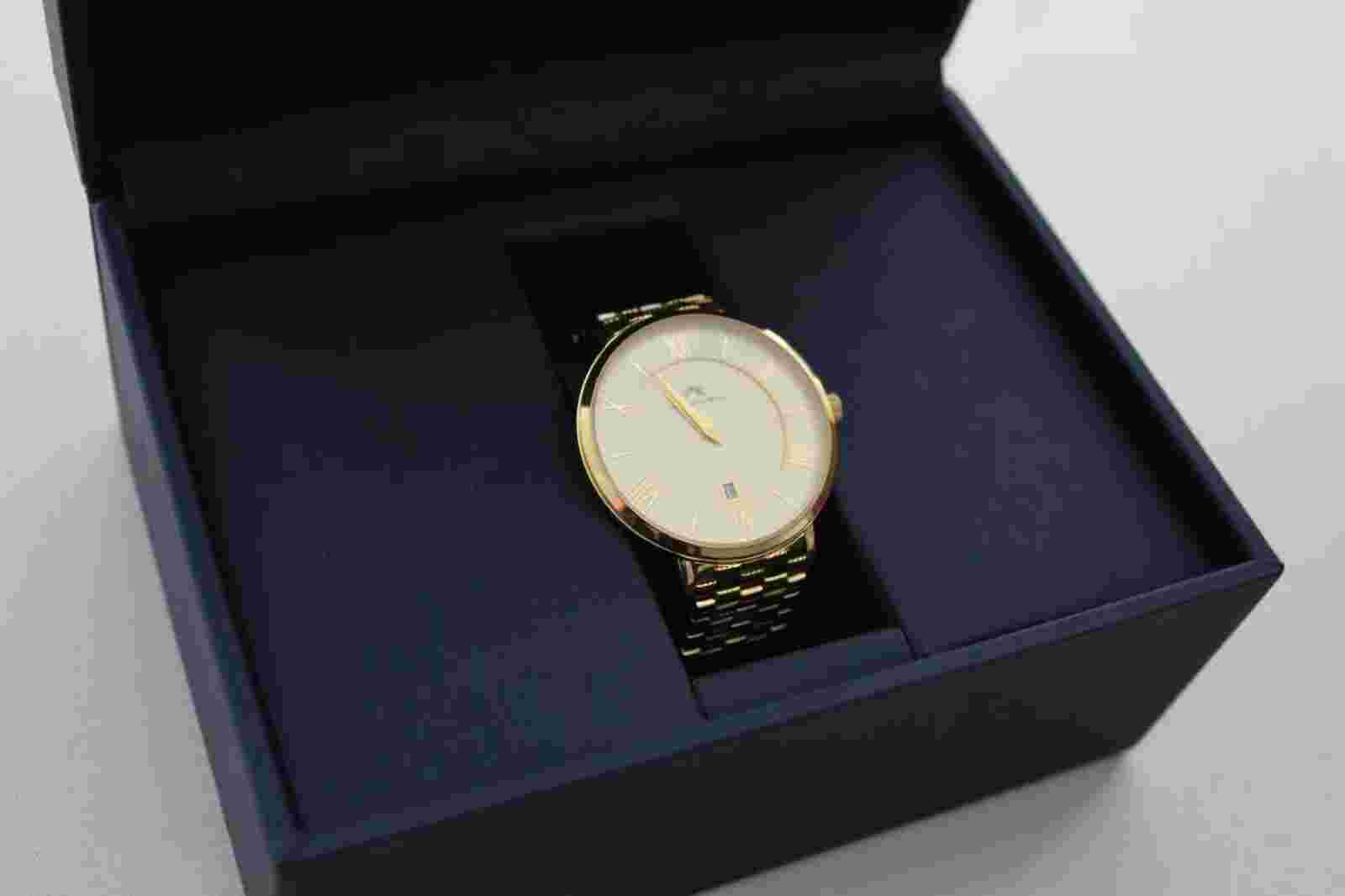 Porsamo Bleu Antonia Gold Watch - Never Worn - RRP USD $1200