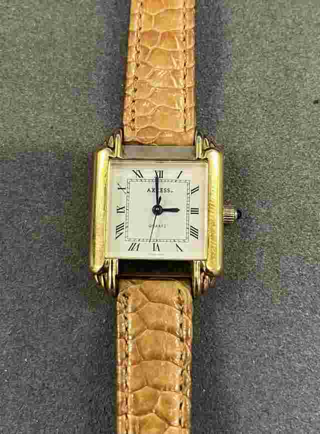 Axcess Ladies Quartz Watch. New Battery