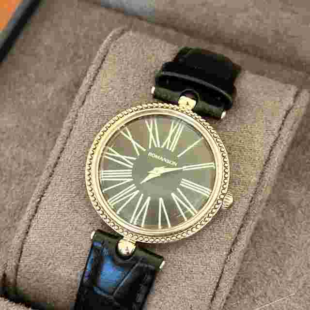 "Romanson". Women's Quartz Watch. Working. + Box with papers