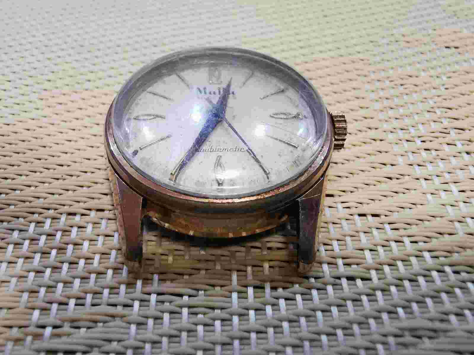 vintage rare GOLD PLATED SWISS MEN watch swiss MUDU