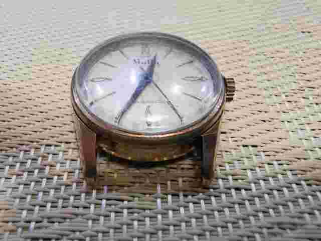 vintage rare GOLD PLATED SWISS MEN watch swiss MUDU