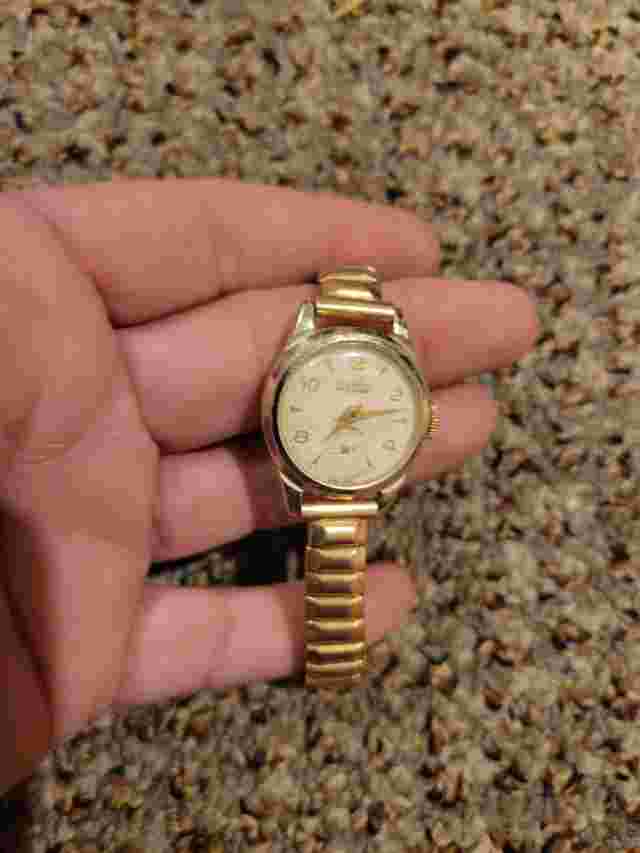 Rare Ladies Milady Windsor Swiss Mechanical Watch Antimagnetic Aluminum