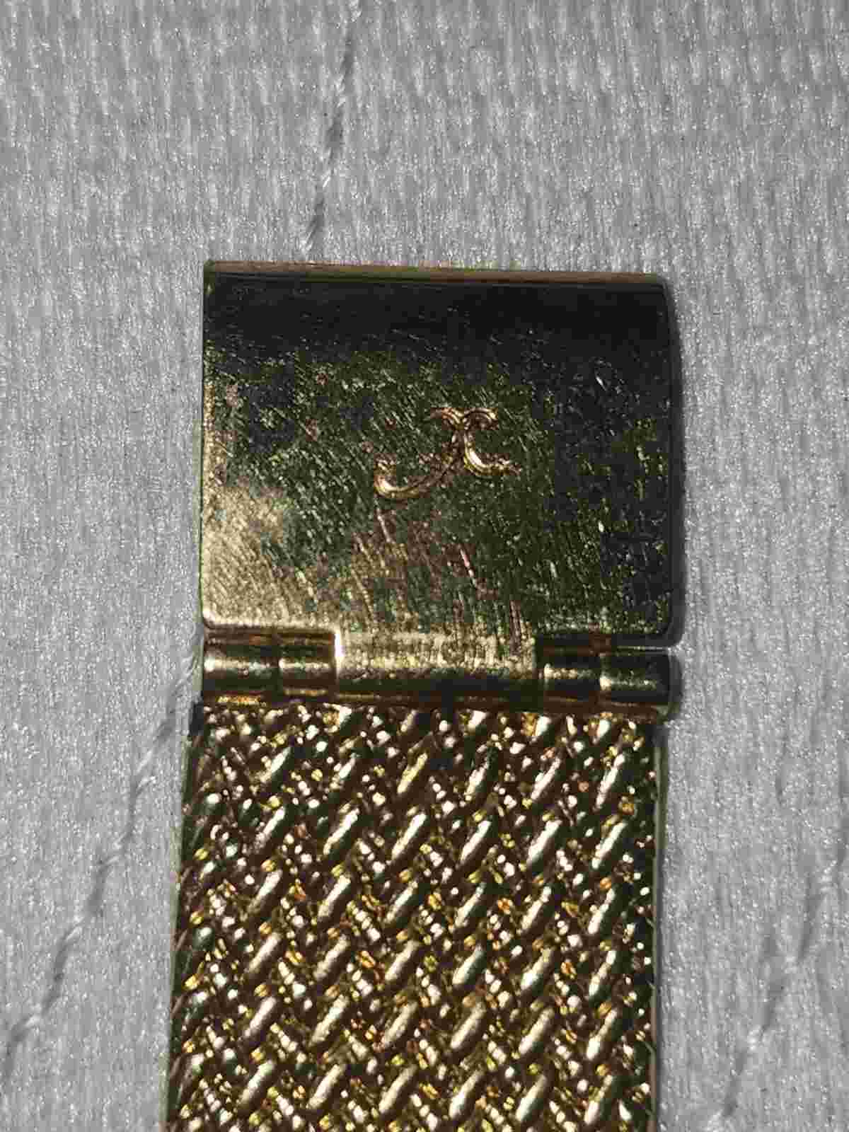 Vintage Xavier Quartz Men's Watch Masterpiece Diamond Swiss 80's Gold Plate Runs