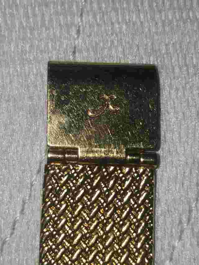 Vintage Xavier Quartz Men's Watch Masterpiece Diamond Swiss 80's Gold Plate Runs