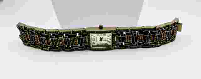 Heidi Daus Crystal Rhinestone Quartz Bracelet Watch New Battery WORKS GREAT