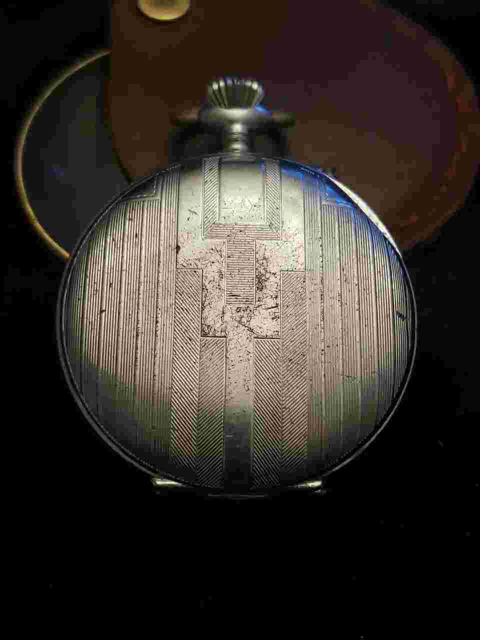 Vintage Cimier Hunting Case Pocket Watch Swiss Made Not Working