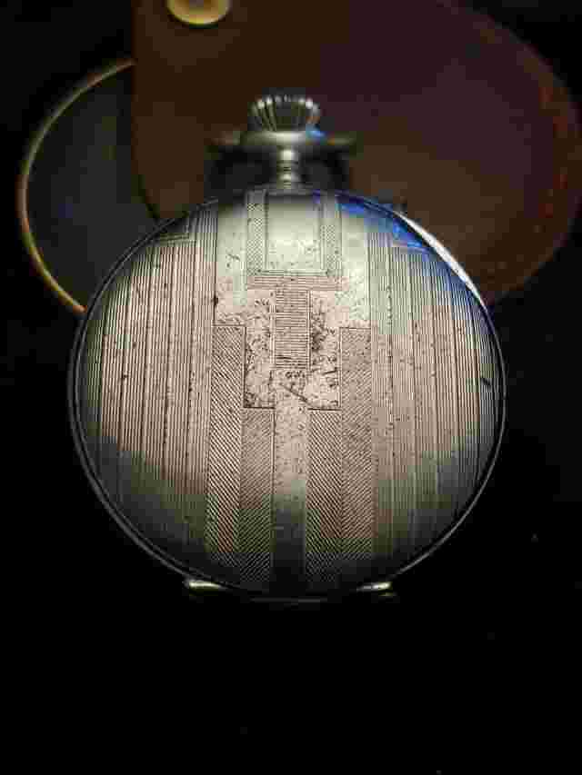 Vintage Cimier Hunting Case Pocket Watch Swiss Made Not Working