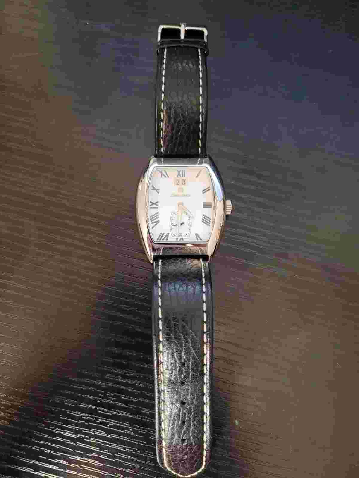 ️‍🔥RARE Louis Bolle 49037 'Agent' Automatic Tonneau Men's Watch