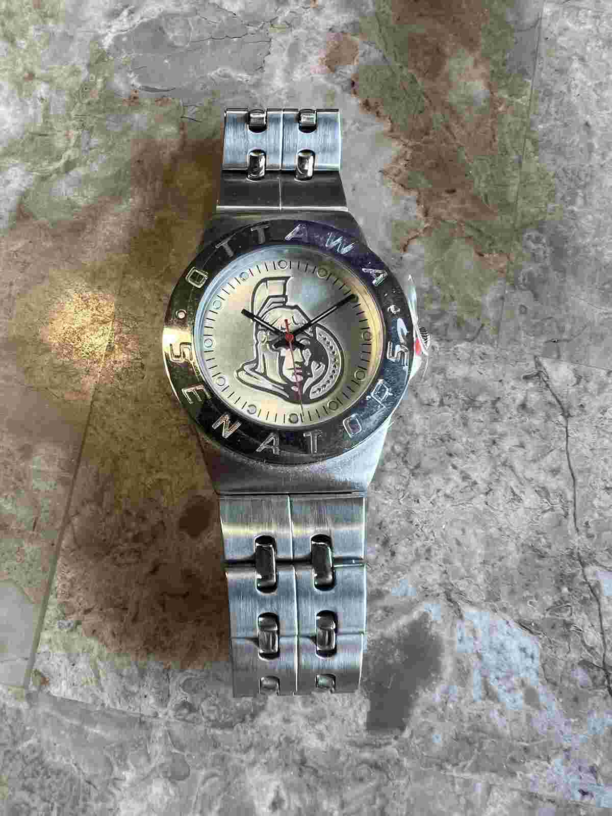 New Gametime NHL Ottawa Senators Titan Stainless Steel Quartz Watch F2086794/GT