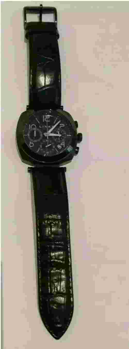 Links Of London Brompton Chronograph Mens Black Watch Bnwt Water Resistant