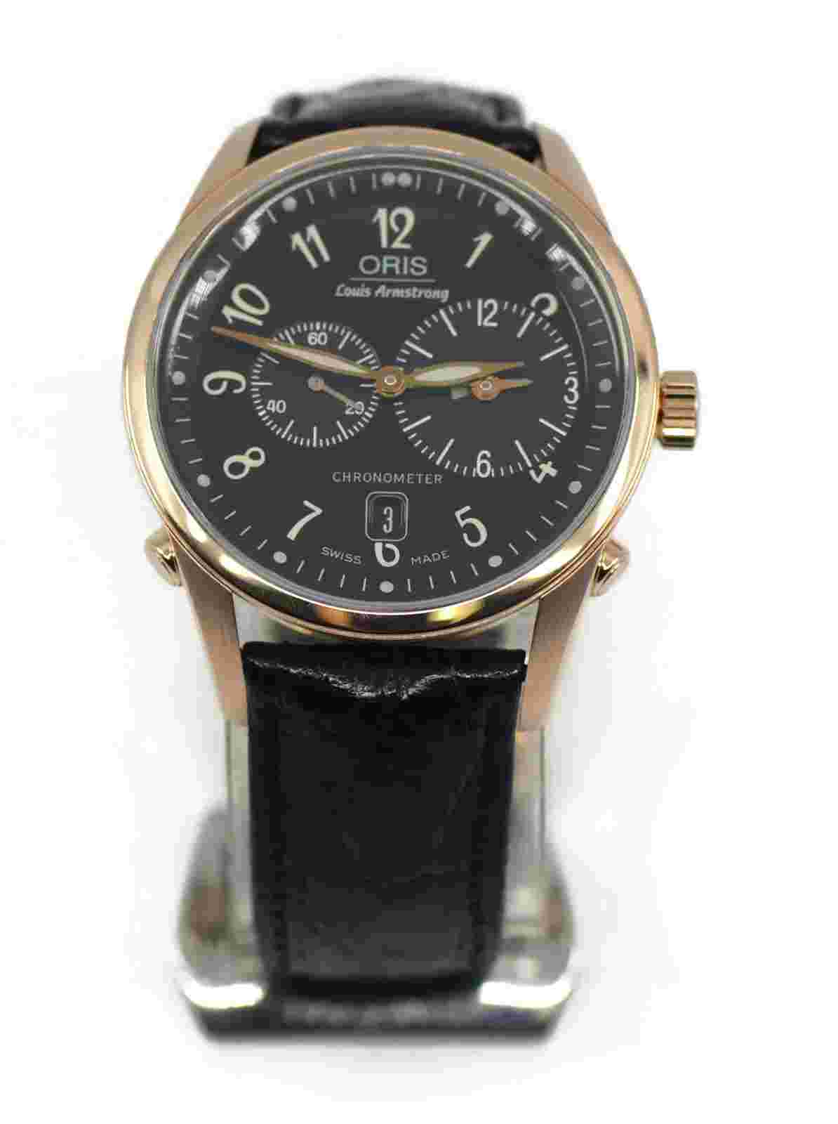 Oris Louis Armstrong Limited Edition Platinum Rose Gold Silver Watch Set