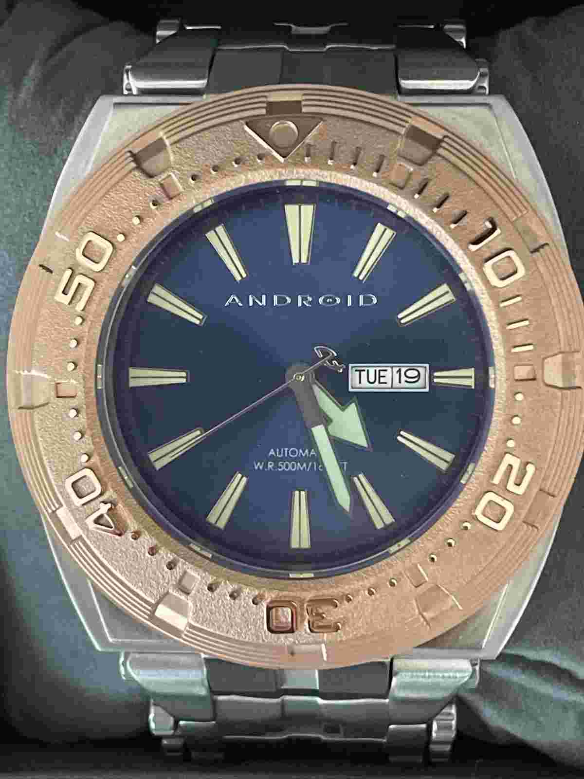 Android (AD757) Millipede Rare 55mm Version Watch Automatic Mens Watch