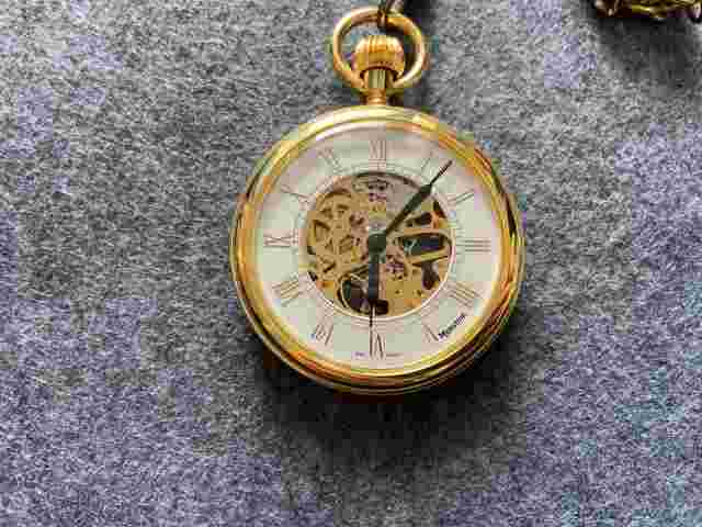 Majestron Vintage Mechanical Wind Up Pocket Watch