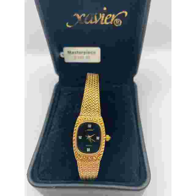 Xavier Masterpiece Genuine Diamond Quartz Women's Watch and Box - New Battery