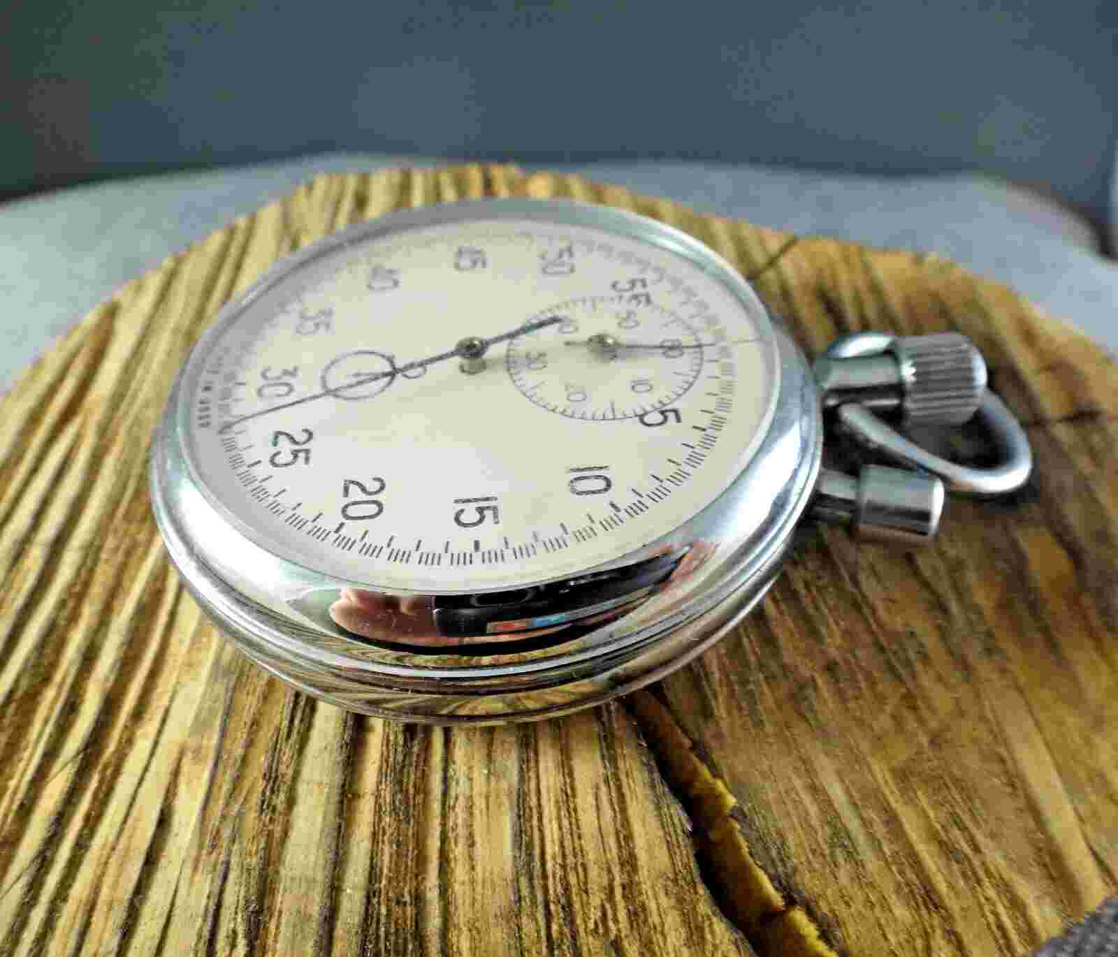 Stop watch  Split Stopwatch Chronometer Mechanical Soviet Union USSR