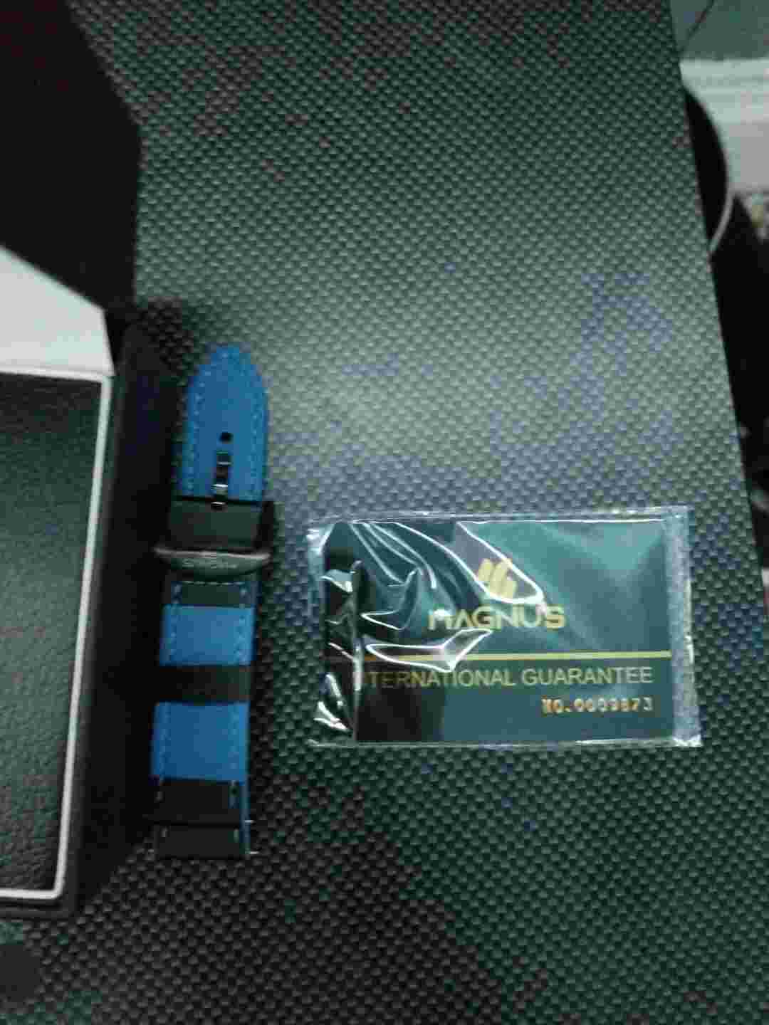 Magnus Customs AMG Watch, Leather Strap, Not Used