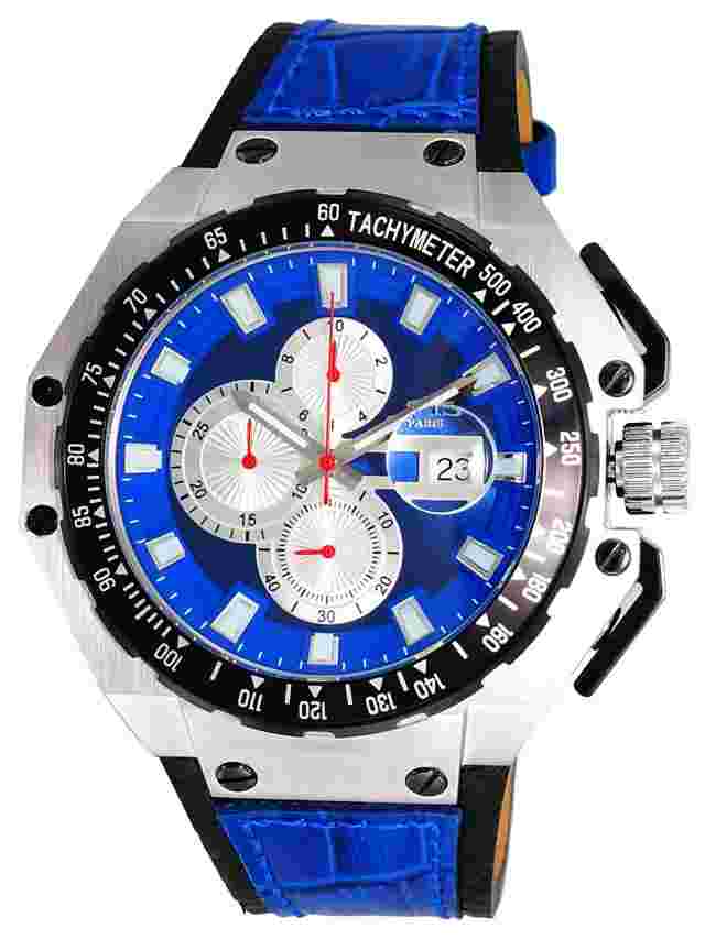 Oniss Men's On3255 Swiss Movt Stainless Steel Date Chronograph Luxury Watch