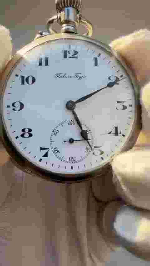 Pavel Bure antique pocket watch manual winding Russia Big size Rare watch Nr14