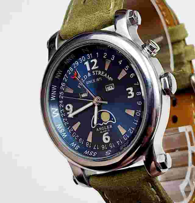 Men's MOONPHASE Watch FIELD & STREAM "Angler" F121MBLB