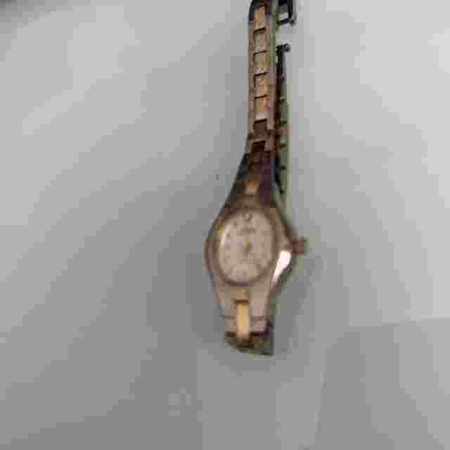 Womens Dainty Sarah Coventry Silver & Gold Diamond Bracelet Watch