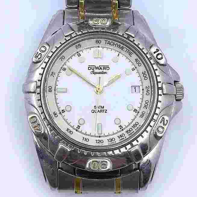 DUWARD Aquastar 5ATM Quartz Vintige Mens Wrist Watch