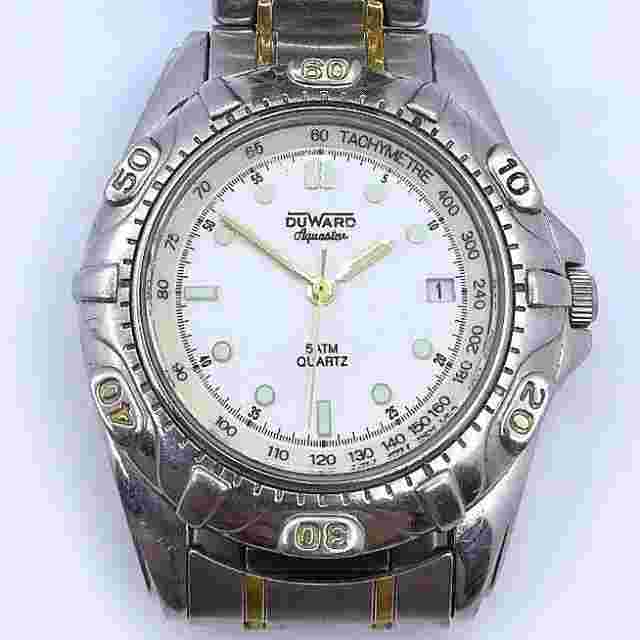 DUWARD Aquastar 5ATM Quartz Vintige Mens Wrist Watch