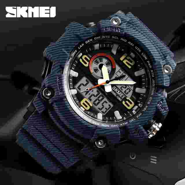 SKMEI Military Countdown 3 Time Display Digital Sport Watch