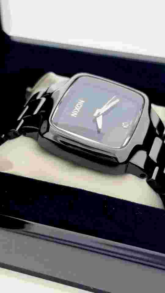 Nixon “The Ceramic Player “ ALL BLACK, SWISS MADE LUXURY WATCH! Extremely Rare!!