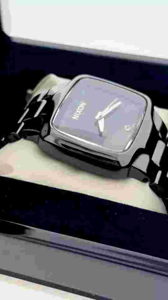 Nixon “The Ceramic Player “ ALL BLACK, SWISS MADE LUXURY WATCH! Extremely Rare!!