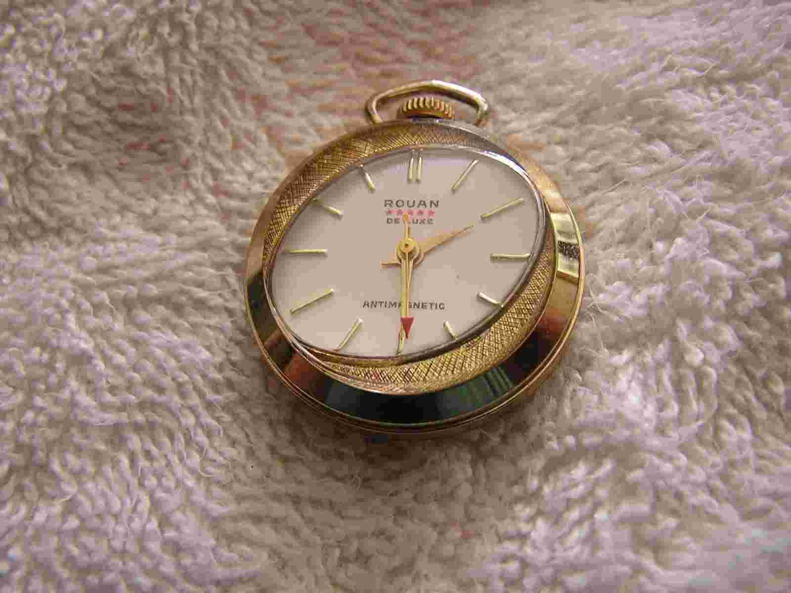 Vintage Rouan De Luxe Pendant Watch