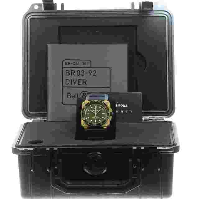 Bell＆Ross BR03-92-DIV-B Diver Bronze watch men TO176221