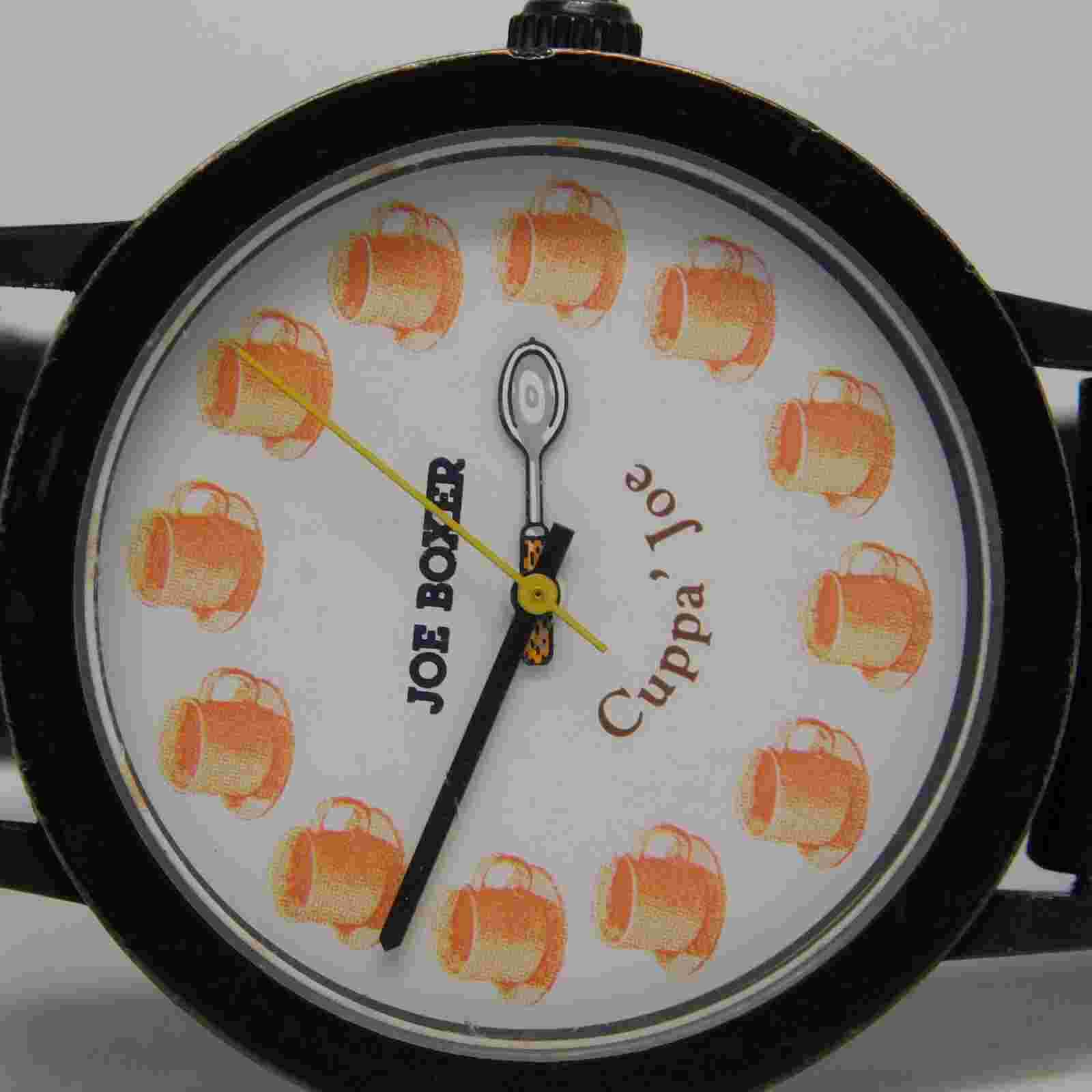 JOE BOXER Cuppa Joe Quartz Analog Unisex Watch New Battery Needs a new Band