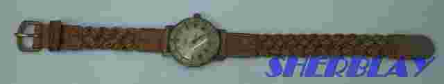 Epic Quartz Women's Watch Stainless Brown Leather Band Battery Watch EP-43011